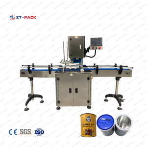 Máquina automática de sellado de latas
