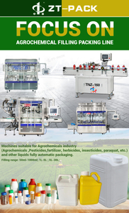 Línea de embalaje de la máquina de llenado de pesticidas de 50 ml -1000 ml